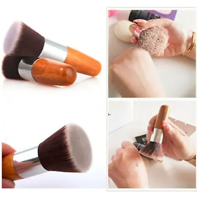 Foundation Makeup Brush Flat Cream Brushes Professional Cosmetic Eco Friendly UK • £3.35