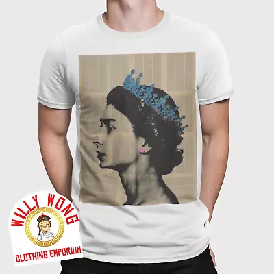 Queen Elizabeth T-shirt RIP 1952 - 2022 Royalty Love UK London News Paper • £6.99