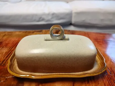 Mikasa E8000 Whole Wheat Covered Quarter Pound Butter Dish • $32