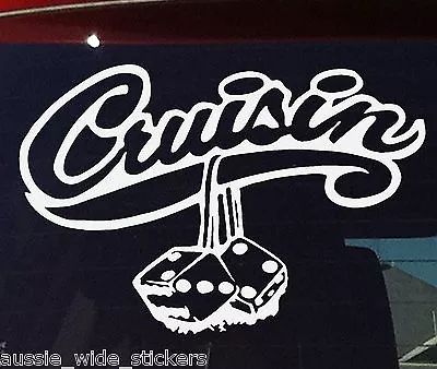 JDM Custom Accessories Aussie BNS Car Stickers CRUISIN 150mm • $6.90