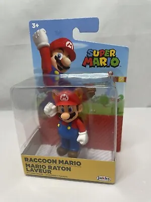 Super Raccoon Mario 2.5  Action Figure By Jakks Pacific New In Sealed Box 2020 • $8.98