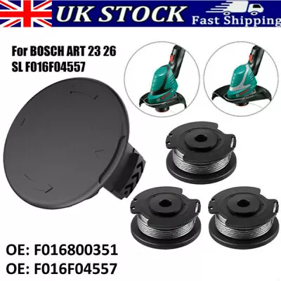 £3.79 • Buy Replacement Trimmer Spool Cover &  Line Spool For BOSCH ART 23 26 SL Strimmer UK