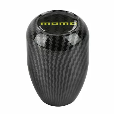 MOMO Aluminum Carbon Fiber Look Manual Gear Stick Shift Knob Shifter Universal  • $16.88