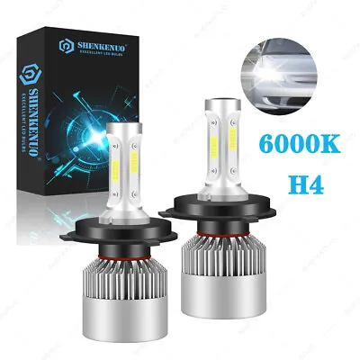 LED Headlight Kit H4 HB2 9003 6000K Hi/Low Bulbs For HONDA CIVIC 1992-2002 2003 • $19.99