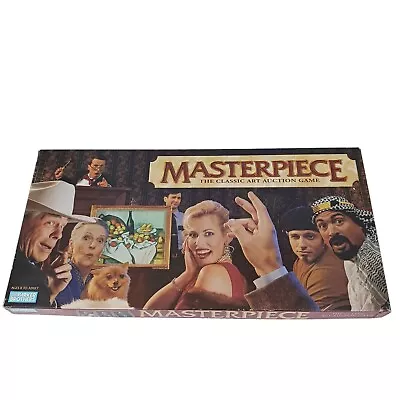 MASTERPIECE Classic Board Game ART AUCTION 1996 Parker Brothers 100% COMPLETE • $55