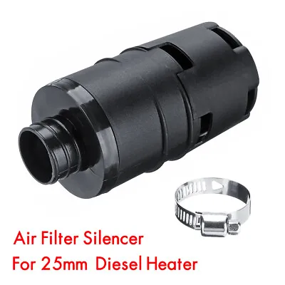 Air Filter Silencer Intake Pipe For 25mm Diesel Heater Eberspacher For Webasto • £6.11