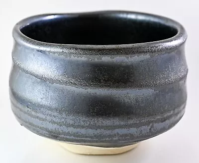 Japan Tea Ceremony Matcha Chawan Tea Bowl Rainbow Black Glaze Pottery Mino Ware • $43.51