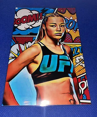 Rose Namajunas UFC Cartoon ACEO Pop Art Print In Sleeve • $5.09