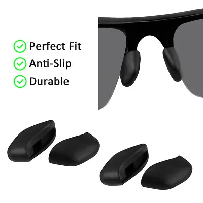 Anti-Slip Nose Pads Nose Pieces Replacement For Oakley Fast Jacket OO9097 OO9162 • $14.99