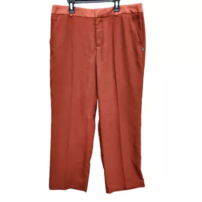 Scotch & Soda -164 Magical Attitudes Trousers Pants Orange Brick Women's Large • $20