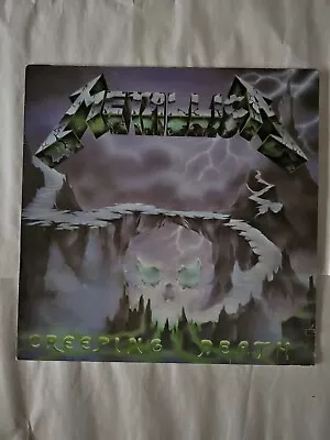 Metallica – Creeping Death - EP 1984 UK -  Music For Nations - Blue • $100