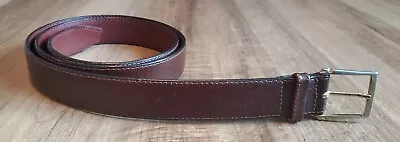 Vintage Genuine Buffalo Calf Leather Belt Mens Size 40 Brown Andhurst USA Made • $24.99