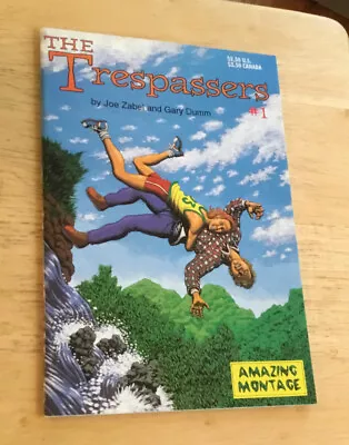 $13.99 • Buy Vintage Comic Book The Trespassers #1 Joe Zabel Gary Dumm Amazing Montage 1996
