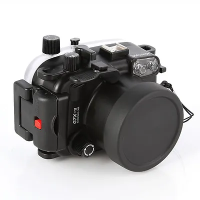 40m Waterproof Underwater Dving Housing Case Cover For Canon G7X Mark II • $301.39