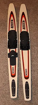 Vintage Pair Of 66  Connelly Flex-250 Water Skis With Blue Connelly • $70