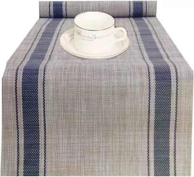 Compatible Placemats Table Runner 1 Piece 12X71 Crossweave Woven Vinyl Table Ru • $18.11