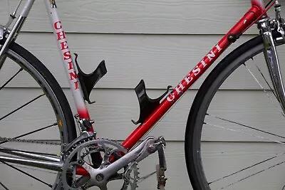 Chesini Arena CHROME 56cm TT 55.5 ST Full Build HIGH END PARTS Campagnolo LOT • $4499