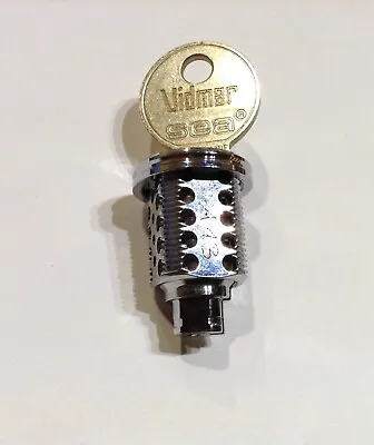 Vidmar Lock Cylinder With 1 Matching Key Number A-13 New Stanley Vidmar Sweden • $62