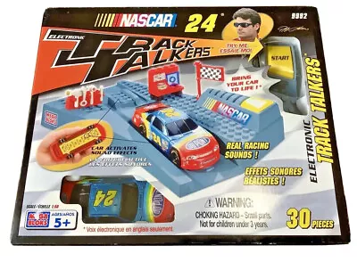 NASCAR & Mega Bloks (2000) Jeff Gordon Electronic Track Talkers Toy Car Building • $10.55