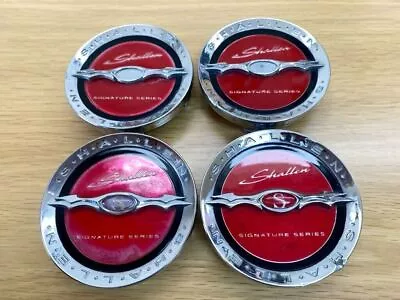AME Shallen Signature Series Center Caps Red 4 Set WX Jdm Enkei Bbs Work • $77.15