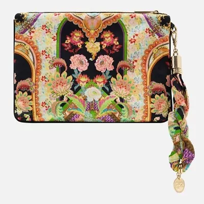 Camilla SUNDOWNERS IN SICILY Scarf Clutch BNWT RRP $229 • $109