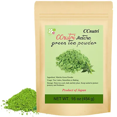 Premium 1lb Japan Tmatcha Matcha Green Tea Powder Pure Natural Gluten Free&Vegan • $23.99