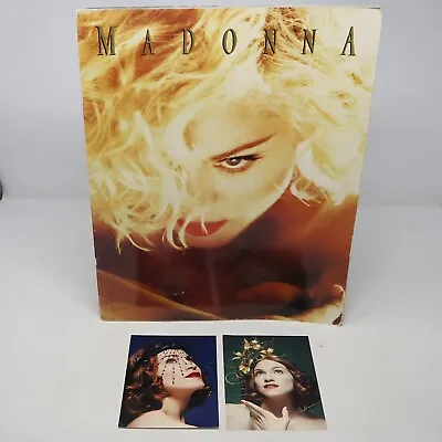 Madonna Blond Ambition World Tour 1990 Concert Programme + Max Factor Postcards • £59.99