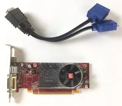 ATI Mobility Radeon HD2400 XT 256MB DDR2 PCIe Full Profile Video Card + Dual VGA • $20