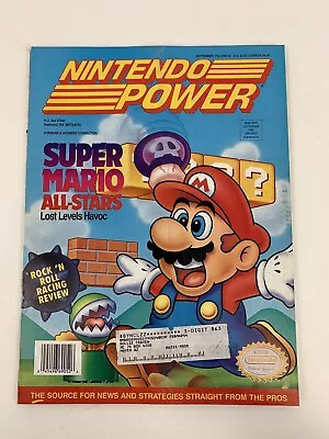 Genuine Nintendo Power Magazine Vol 52 Sep 1993 + Cards + Mortal Kombat Poster • $22.99