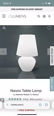 Vistosi - Naxos Table Lamp (medium) • $500