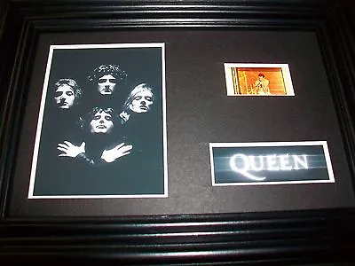 QUEEN Framed Movie Film Cell Memorabilia Compliments Poster Dvd • $39.95