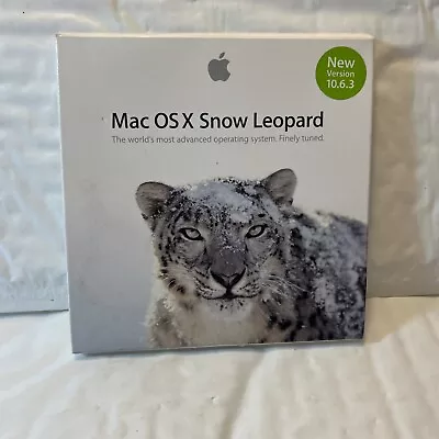 Apple Snow Leopard Mac OS X 10.6.3 Operation System • $29.95