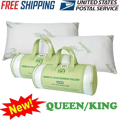 Memory Foam Cool Gel Pillow Ultra Luxurious Hypoallergenic Pillow Or Body Pillow • $31.67