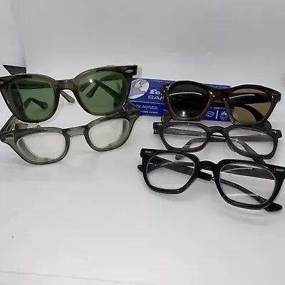 Vintage Safety Glasses Lot Of 5 Norton Wilson A0 Made In USA Excellent Condition • $52