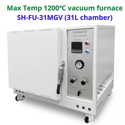 $14604 • Buy SH Scientific 1200℃ 31L Benchtop Vacuum Muffle Furnace, Vacuum Brazing, 220V