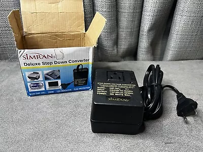 Simran Step Down Deluxe Voltage Transformer Converter Heavy Duty 200W SMF-200 • $14.99