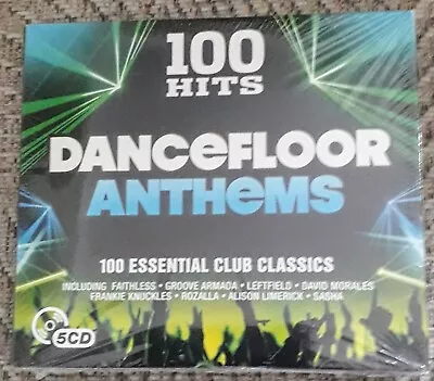 Various Artists : 100 Hits: Dancefloor Anthems CD Set 5 Discs 2016 - New Sealed • £9.50