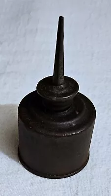Antique Small Eagle Oil Can Oiler / Thumb Pump / 3.5  Tall 1.5  Diameter • $1.99