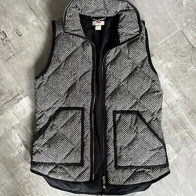 J. Crew Excursion Quilted Herringbone Puffer Vest - XXS • $18.80