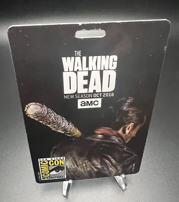 Walking Dead - 2016 San Diego Comic Con Badge And 2 Lanyards - Negan With Bat • $9.99