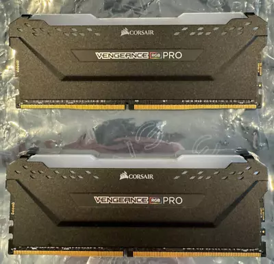 Corsair Vengeance Pro RGB 32GB (2x16GB) DDR4 3200MHz C16 CMW32GX4M2C3200C16 • $87