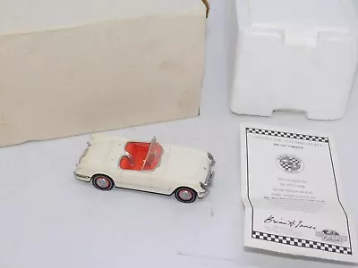 Matchbox Collectibles The 1957 Corvette WHITE 1:43 Scale DieCast CAR HAS TONED • $12.99