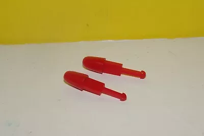 Battlestar Galactica Viper Cylon Raider Red MISSILE Pair 1978 Mattel Original • $25.48