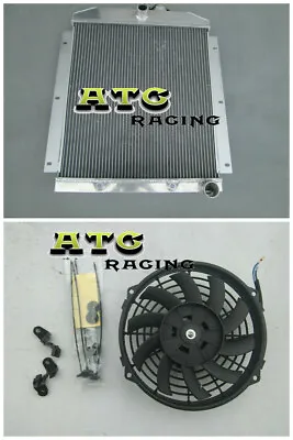 Radiator + Fan For For 1947-1954 CHEVY PICKUP TRUCK INCLUDES TRANNY COOLER 53 52 • $244