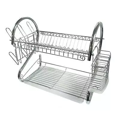 Better Chef 22  Steel Dish Rack Chrome 93575986M • $24.99