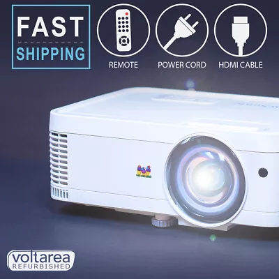 REFURBISHED Projector Short-Throw 3500 LUMENS 3D HDMI 1080 HD ViewSonic • $289.25