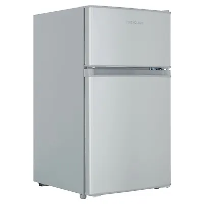 Cookology Silver Fridge Freezer UCFF87SL 47cm Freestanding Undercounter 2 Door • £149.99