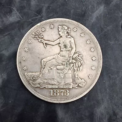 1873 P Trade Dollar High Grade Key-Date Rare Silver Coin Collectible 🪙💎 • $595