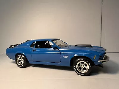 Ertl 1970 Ford Mustang Boss 429 Blue  Gone In 60 Seconds  1:18 Diecast • $65
