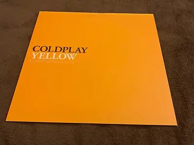 Coldplay RARE ORIGINAL PROMO VINYL 12  Yellow 3 TRACKS • £103.99